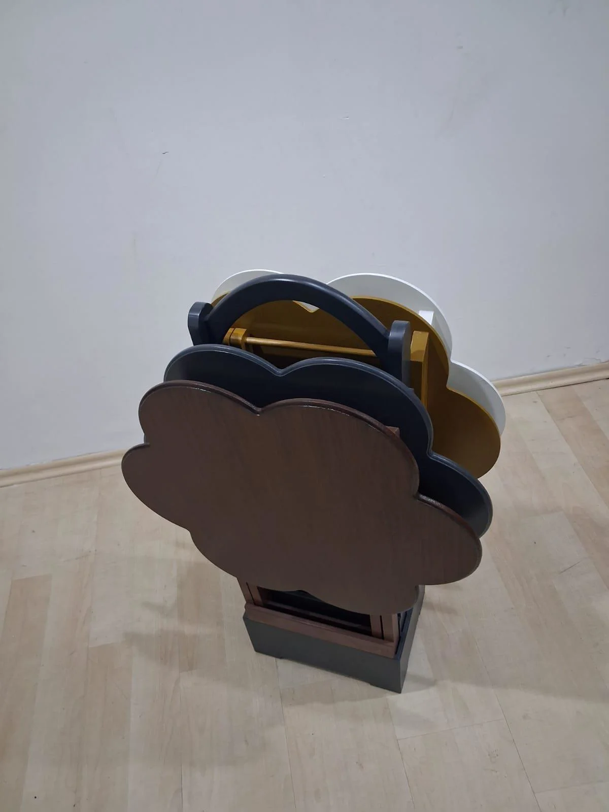 Zigon Çanta Papatya 90650  Dörtlü  Model Ahşap MDF Parlak 4  Renk