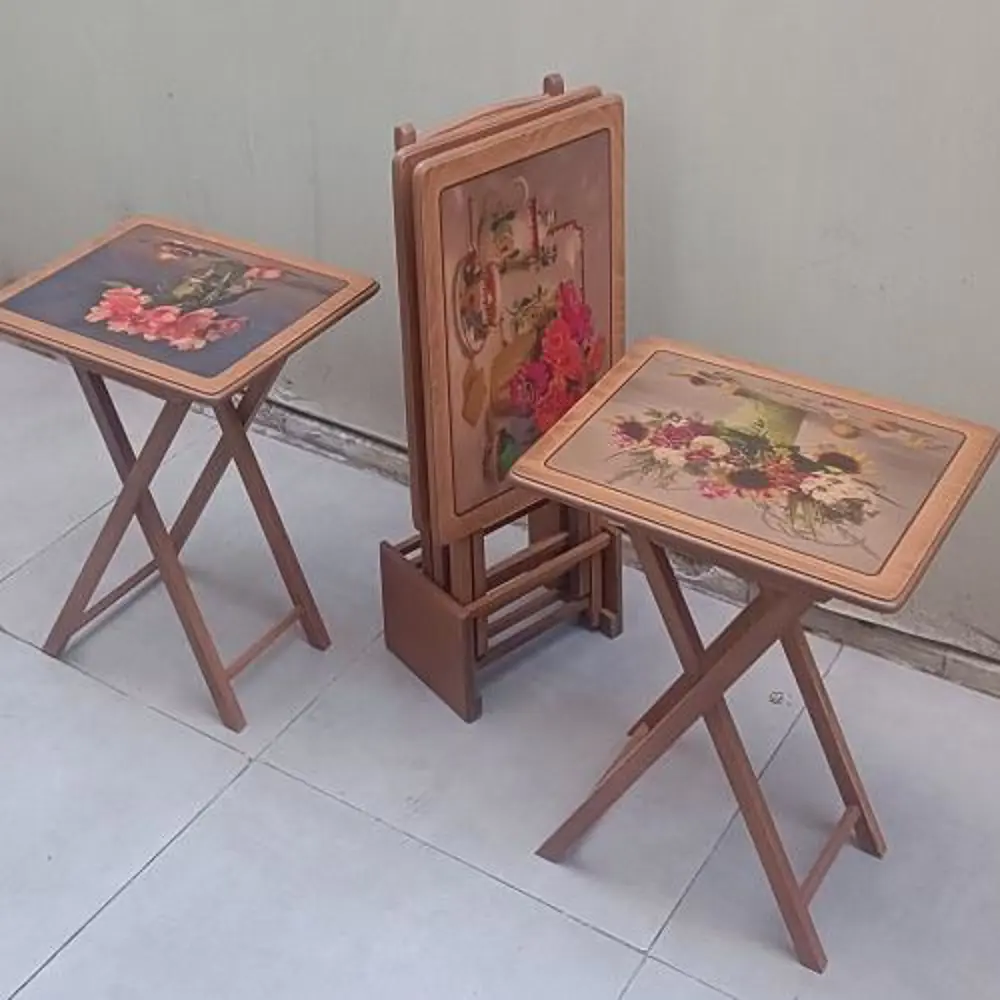 Zigon Çanta resimli 90376 DİKDÖRTGEN Model Kayın Parlak Ceviz Nat