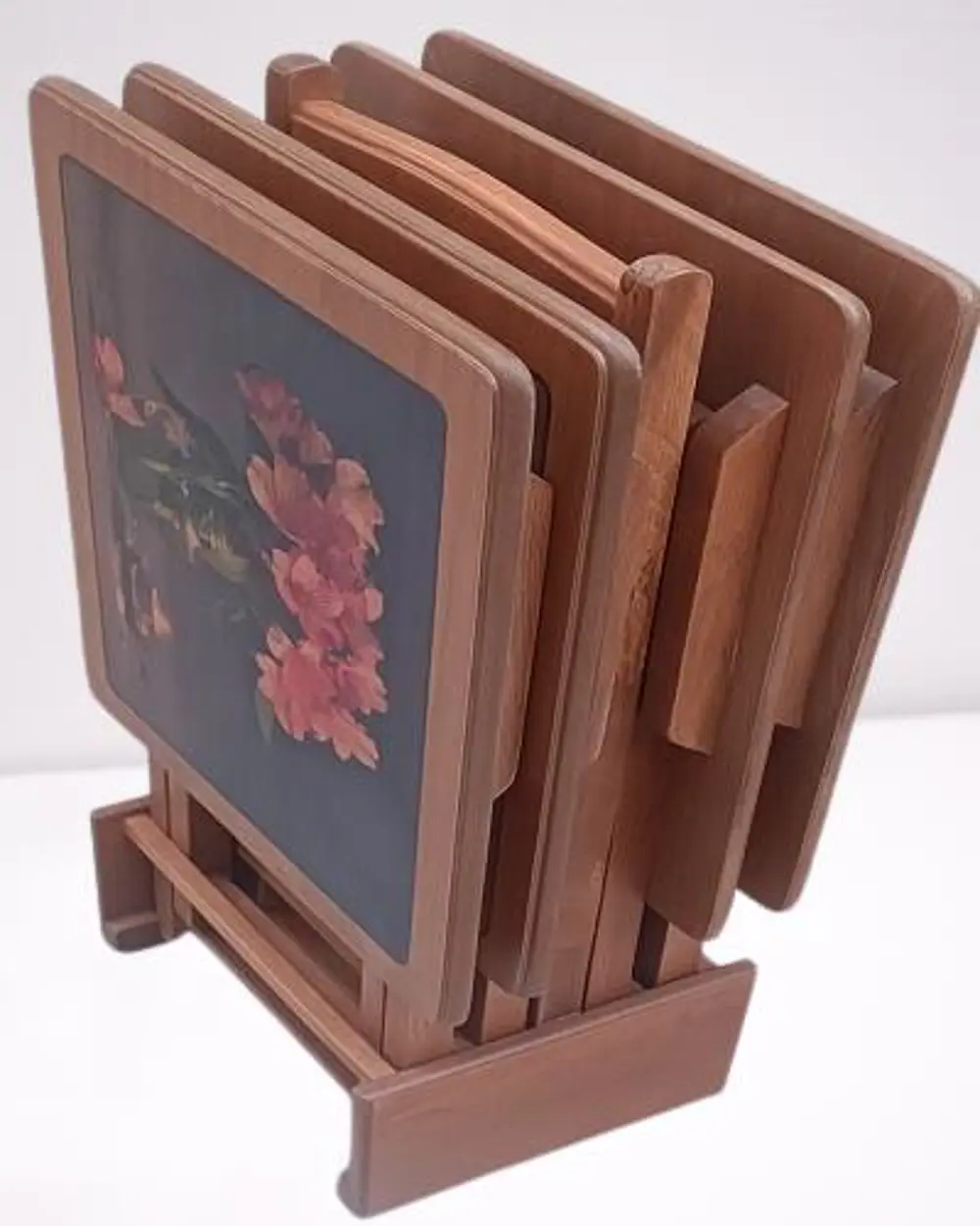 Zigon Çanta resimli 90376 DİKDÖRTGEN Model Kayın Parlak Ceviz Nat