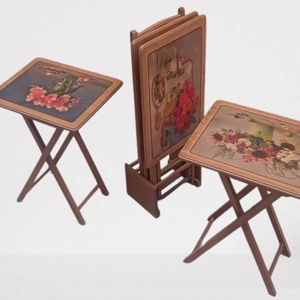 Zigon Çanta resimli 90376 DİKDÖRTGEN Model Kayın Parlak Ceviz Nat