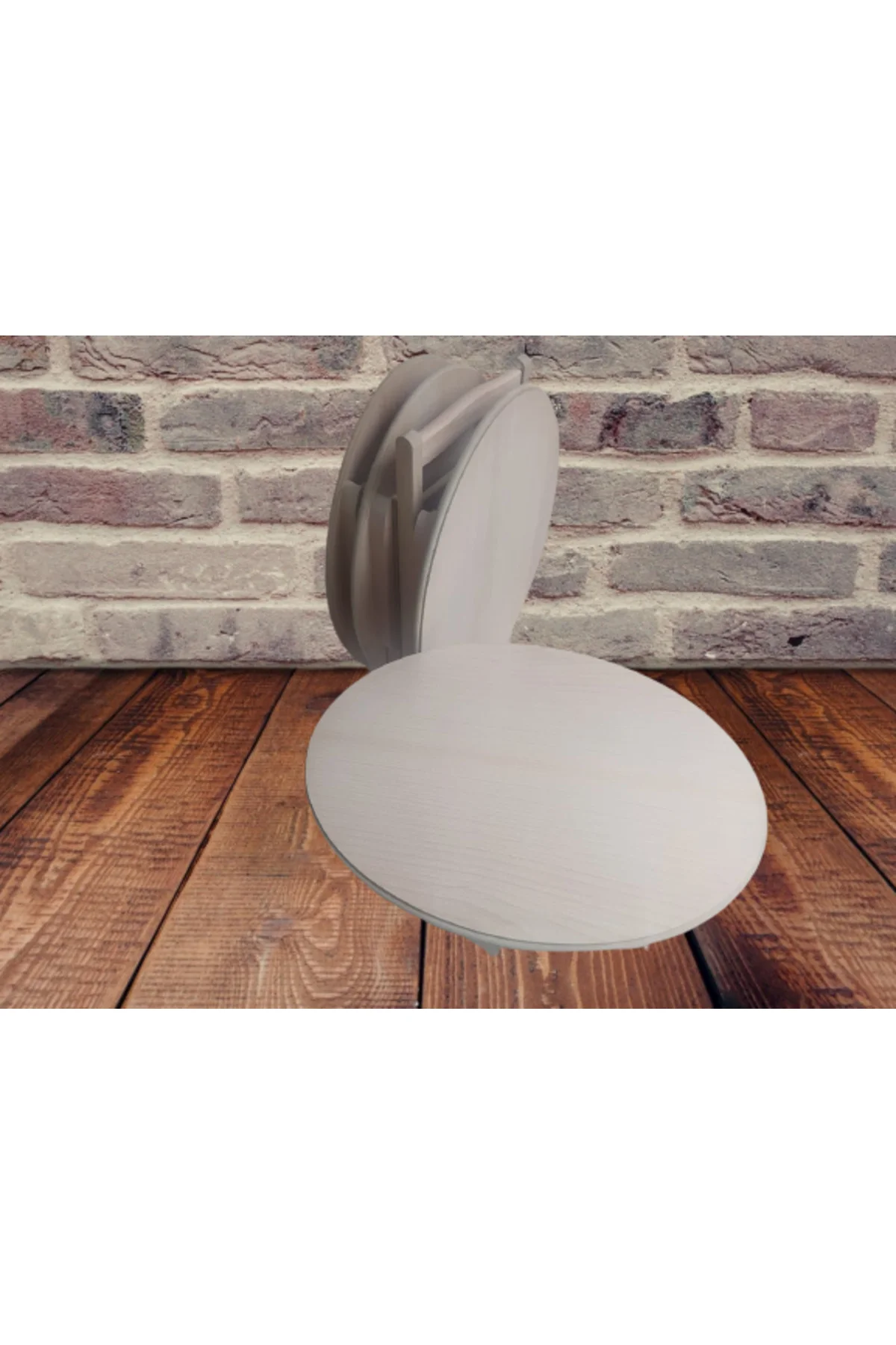 Zigon Çanta st 18161 Sehpa Oval Klasik Model Kayın Ayak gövde HAM El Yapım - Görsel 6