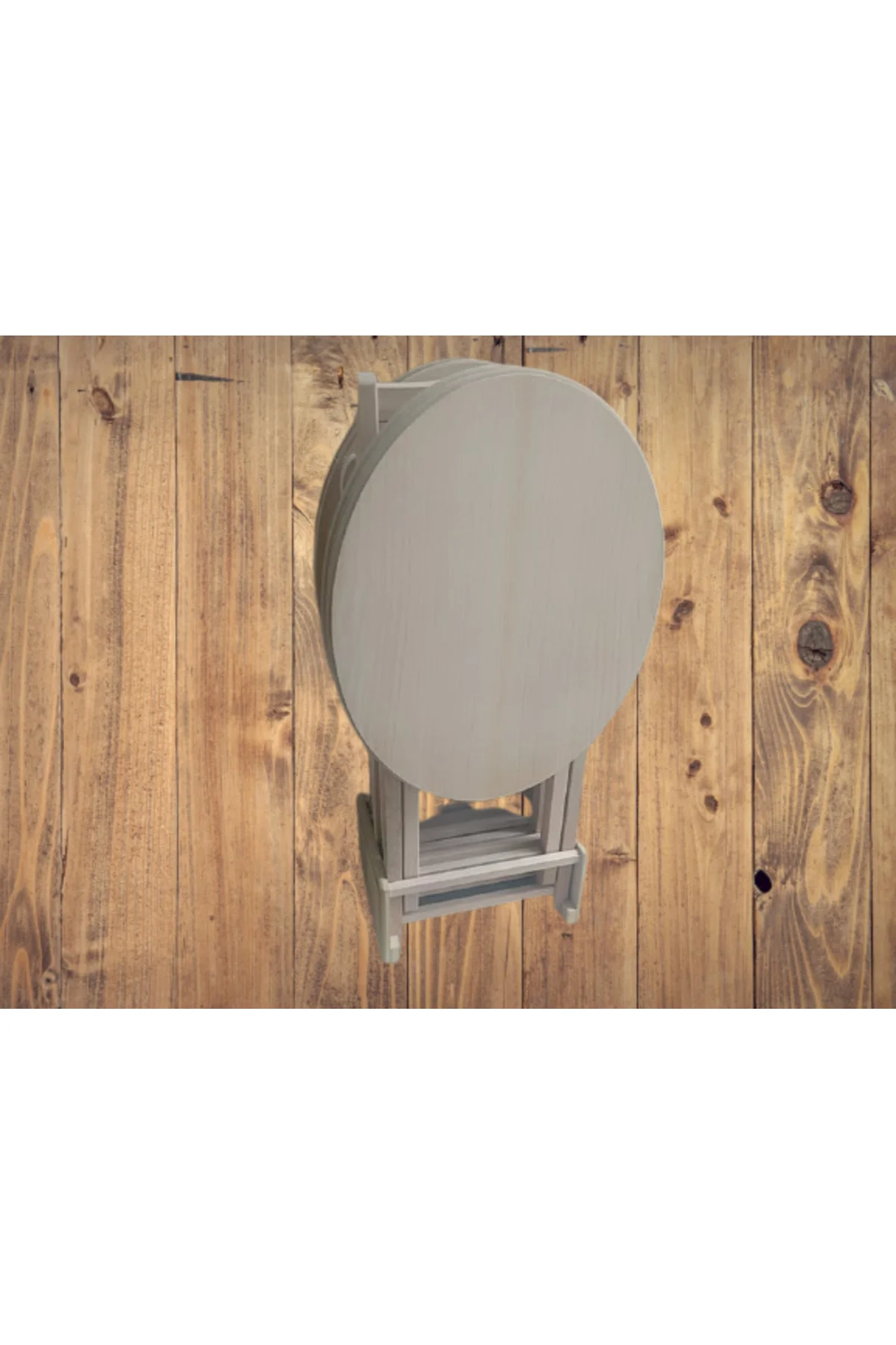 Zigon Çanta st 18161 Sehpa Oval Klasik Model Kayın Ayak gövde HAM El Yapım - Görsel 7