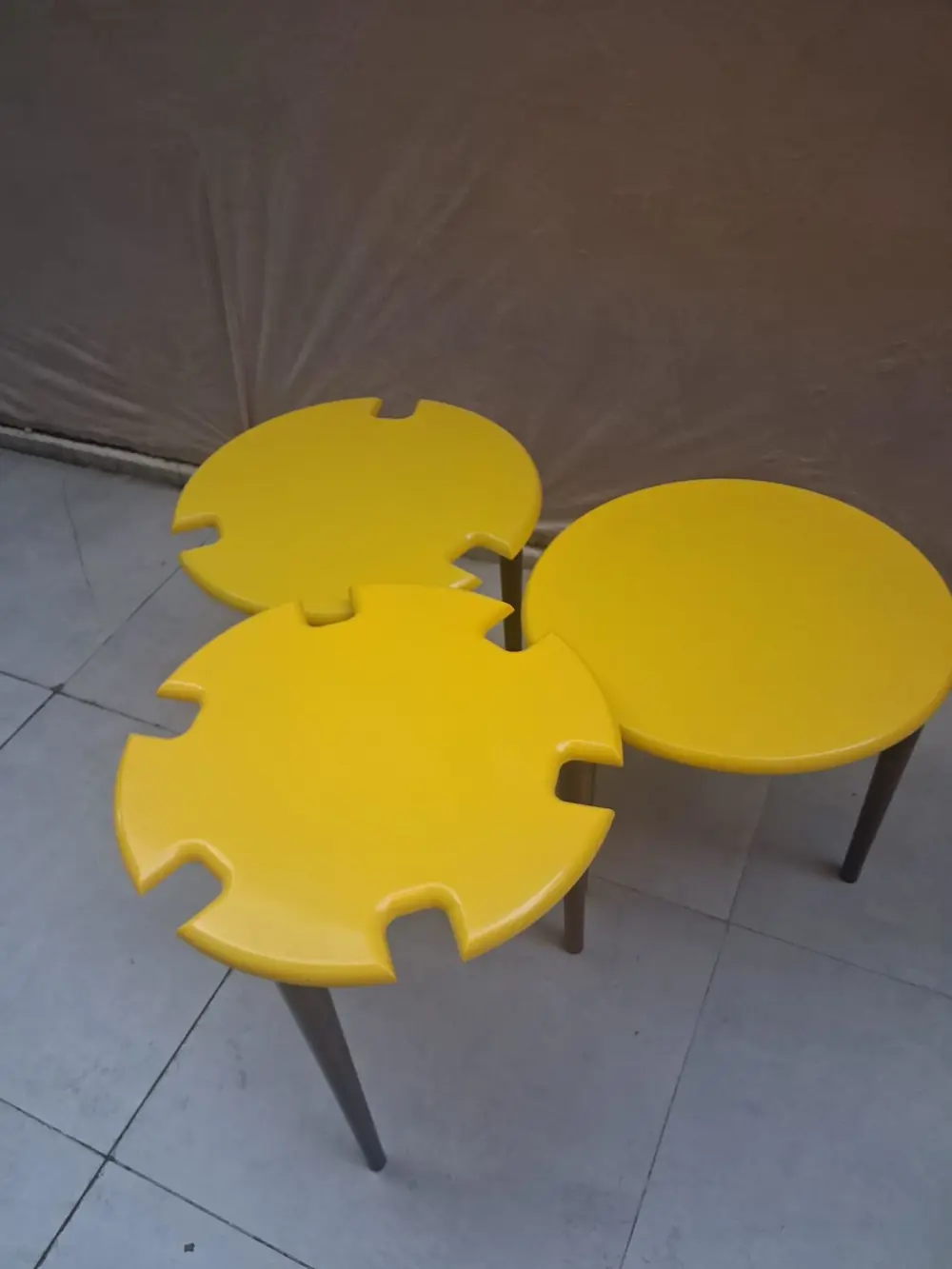 Zigon Dümen Sehpa 90609 Yuvarlak Model Kayın Torna Parlak Sarı Ta Zigon Dümen Sehpa 90609 Yuvarlak Model Kayın Torna Parlak Sarı Ta