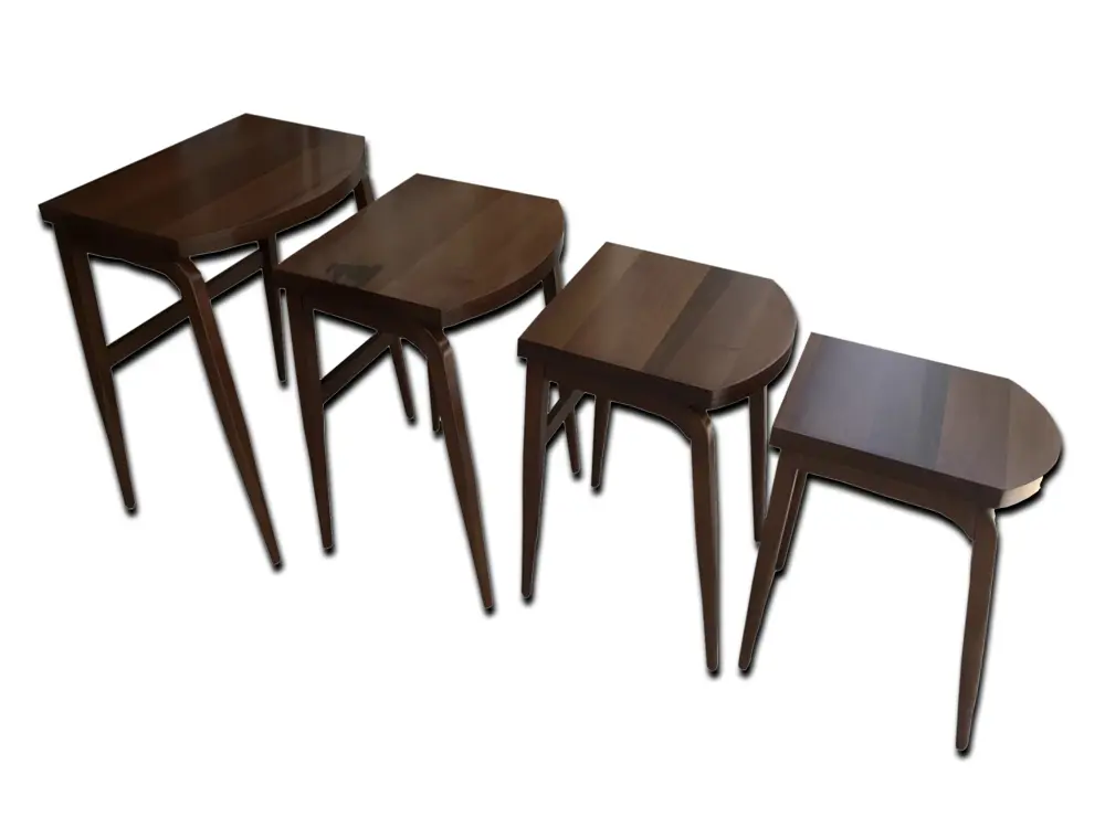 Zigon ILGZ 12454 D Model sehpa Ahşap Kayın Ayak 12454 Parlak Cevi