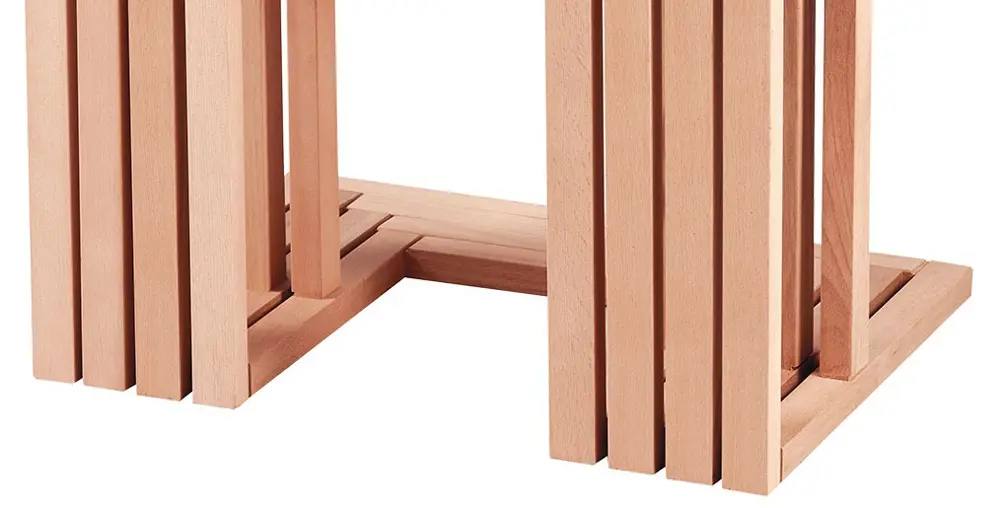 Zigon ILGZ 17579 C kLASİK MODEL Sehpa HAM KAYIN Aslan ayak 4lü Te