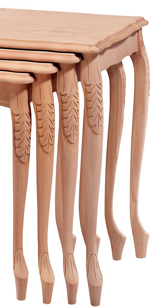 Zigon ILGZ 17581 LÜKENS ASLAN oyma Model Sehpa Klasik HAM Kayın t