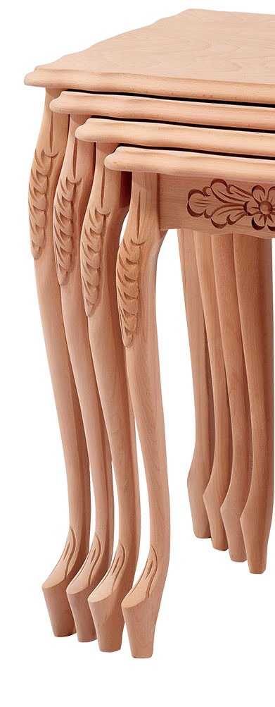 Zigon ILGZ 17581 LÜKENS ASLAN oyma Model Sehpa Klasik HAM Kayın t