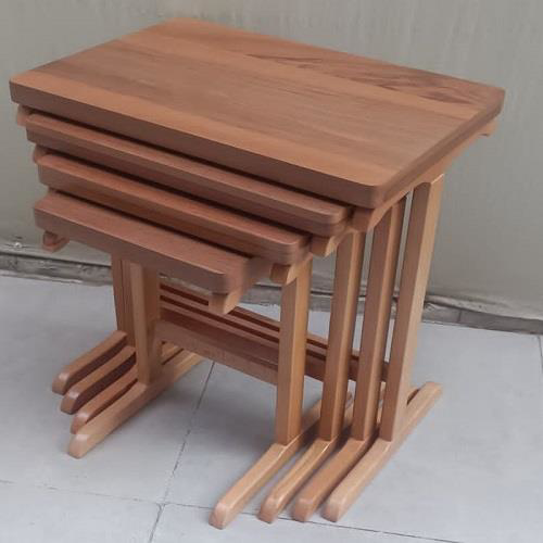 Zigon  ILGZ 90349 T Sehpa Model Kayın Gövde Parlak Ceviz Renk Kut