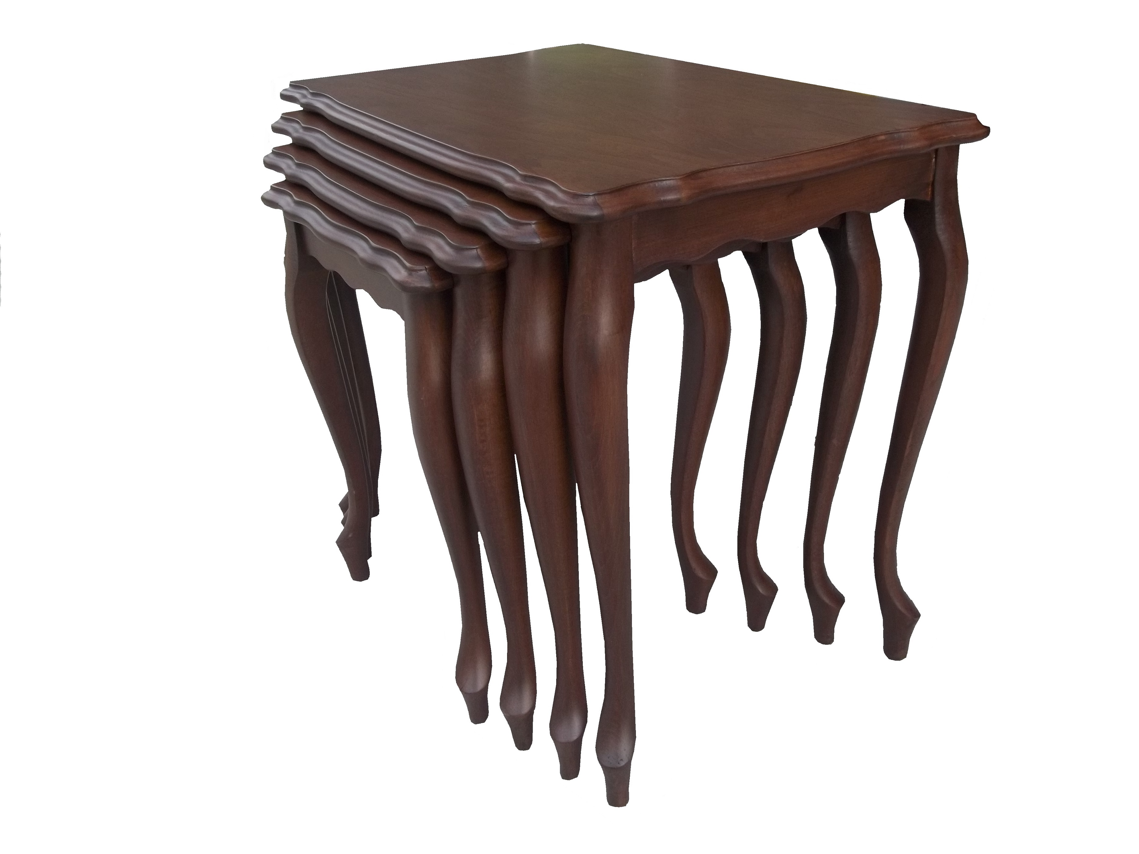 Zigon ILGZ13738 klasik Model sehpa Kayın aslan ayak  Parlak CEVİZ