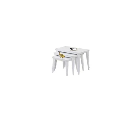 Zigon OSM 11769 Piramit Model sehpa Parlak Beyaz Kayın RETRO ayak Zigon OSM 11769 Piramit Model sehpa Parlak Beyaz Kayın RETRO ayak