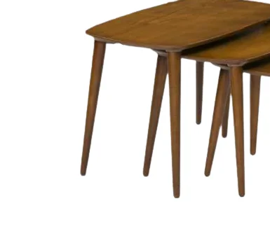 Zigon OSM 11777 Oval Model Sehpa Ceviz Nature renk Kayın İnce tor