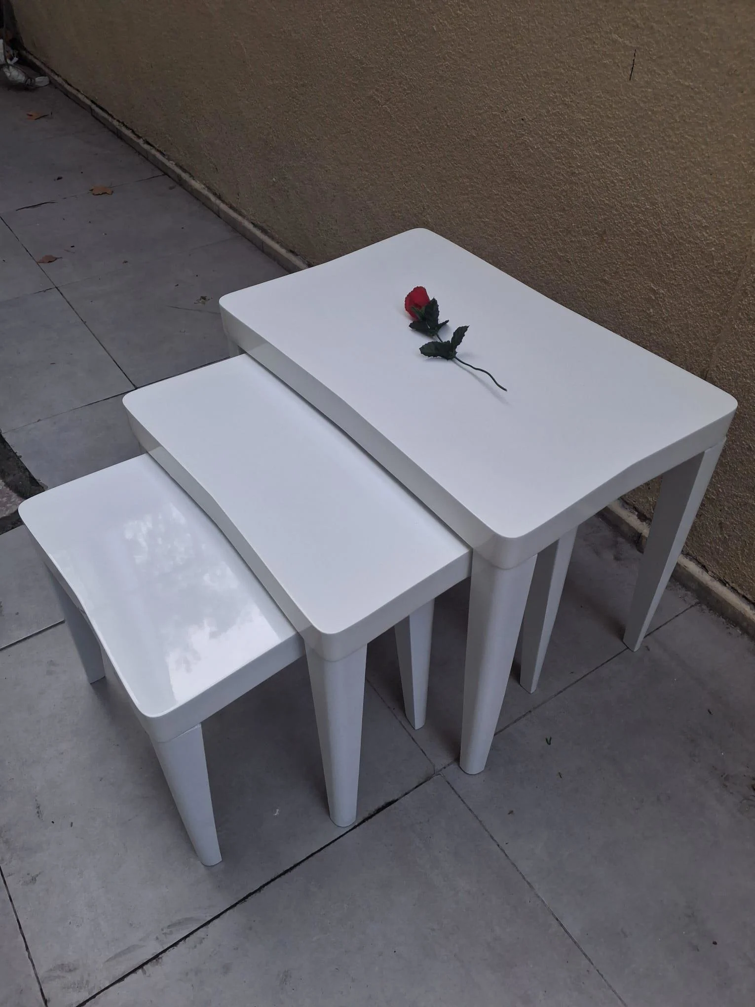 Zigon OSM 11804 KELEBEK MODEL Parlak Beyaz Renk Boya Kayın RETRO 