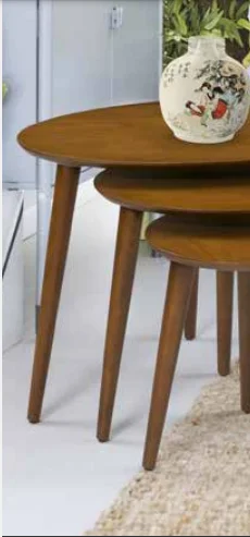 Zigon OSM 11823 Klasik ELİPS Kayın RETRO ayak ceviz MDF kaplamalı