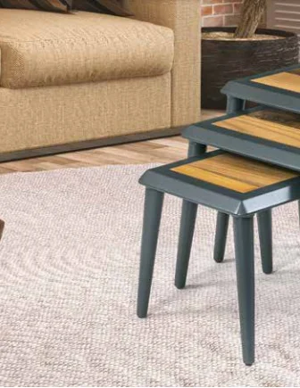 Zigon OSM 13277 ÇERÇEVE Model Klasik Sehpa Parlak Ceviz Gri Ahşap