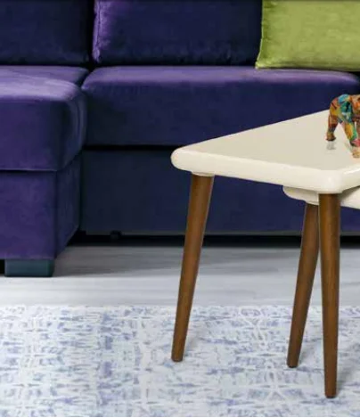 Zigon Osm 18529 CLASS Model Klasik Sehpa Kayın Retro Ayak Krem Ce
