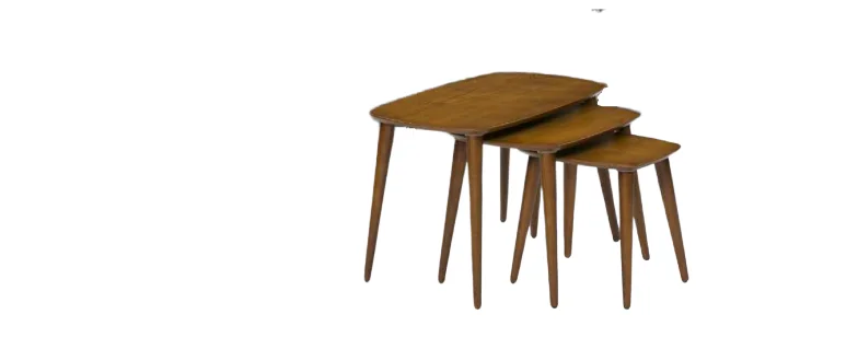 Zigon Osm 18625 OVAL Model Klasik Sehpa Kayın Retro Ayak Parlak C