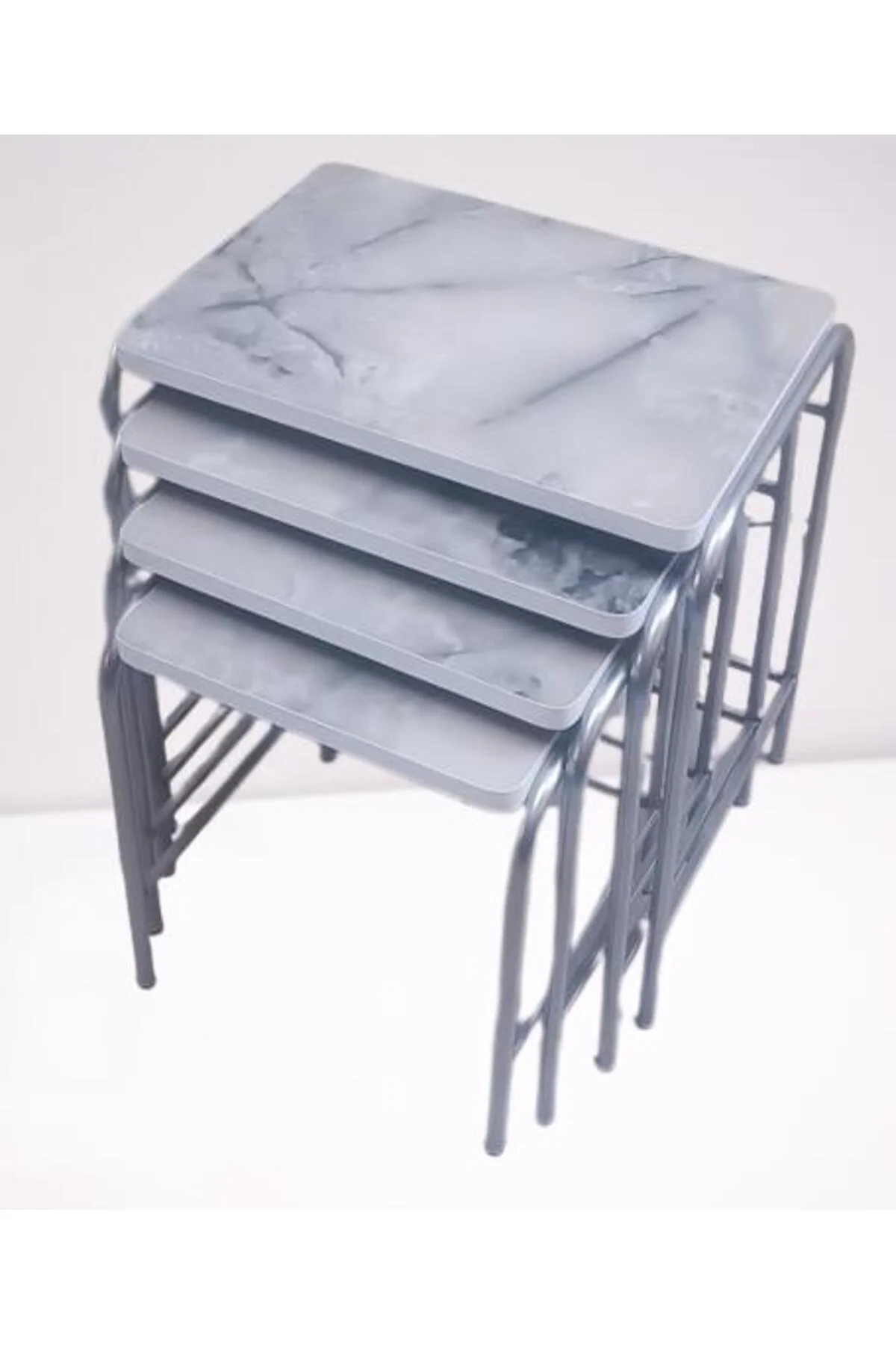 Zigon Sehpa 90220 Demet Metal Model Nikelaj Ayak Ahşp Mermer Dalga Desen El yapım Zigon Sehpa 90220 Demet Metal Model Nikelaj Ayak Ahşp Mermer Dalga Desen El yapım - Görsel 6