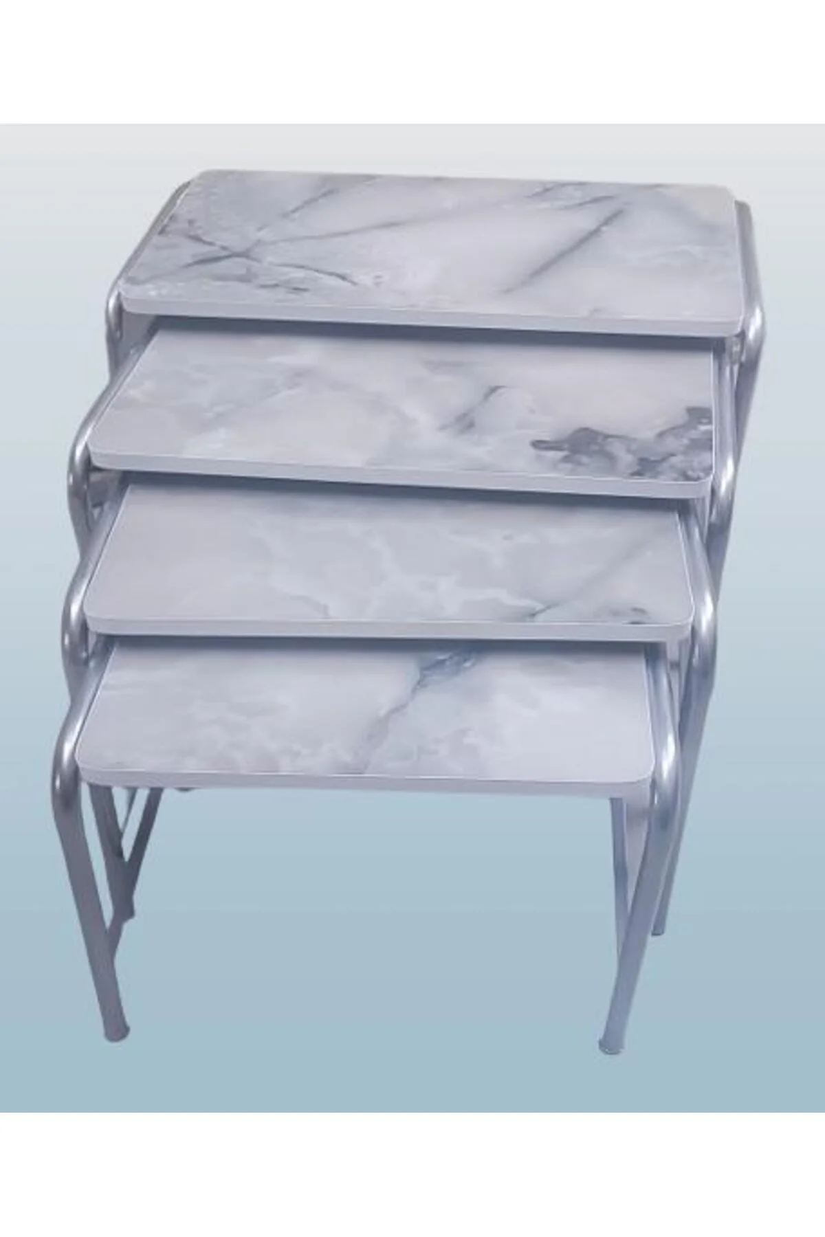 Zigon Sehpa 90220 Demet Metal Model Nikelaj Ayak Ahşp Mermer Dalga Desen El yapım Zigon Sehpa 90220 Demet Metal Model Nikelaj Ayak Ahşp Mermer Dalga Desen El yapım