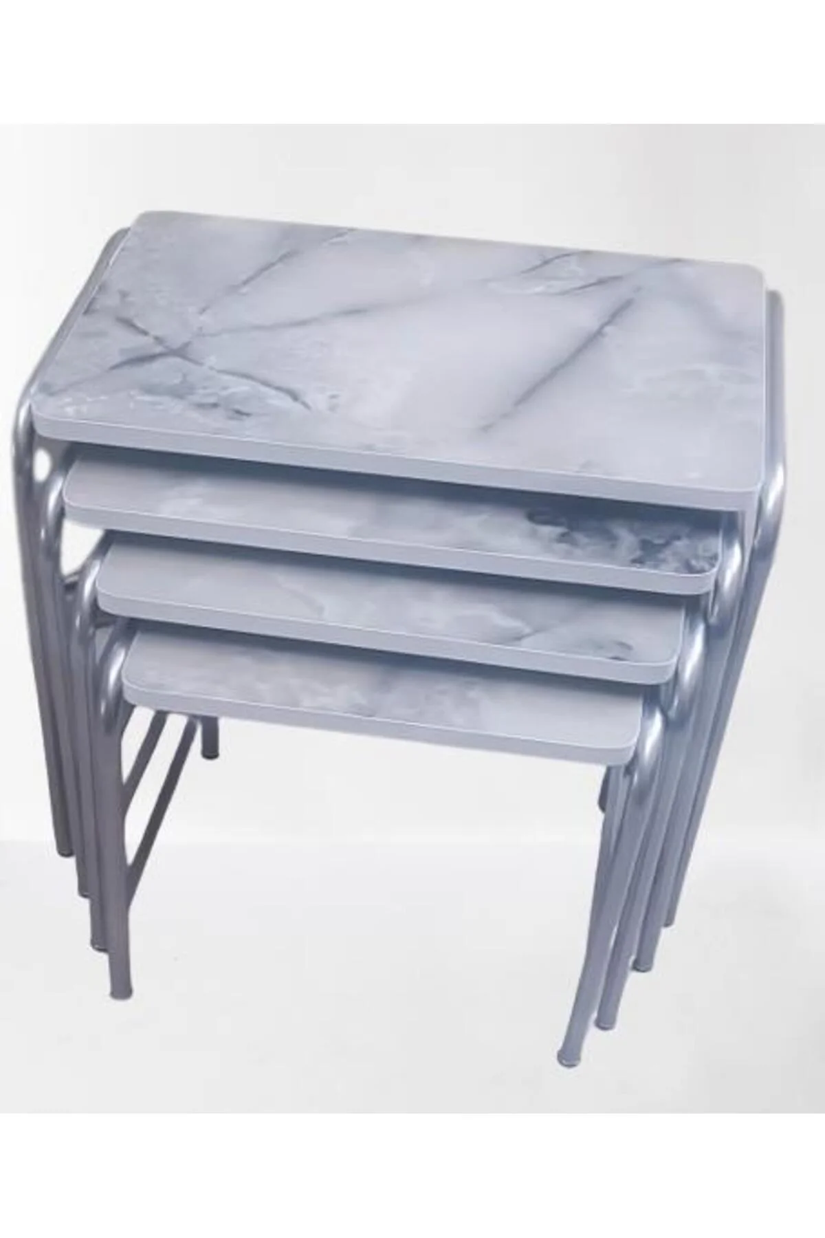 Zigon Sehpa 90220 Demet Metal Model Nikelaj Ayak Ahşp Mermer Dalga Desen El yapım Zigon Sehpa 90220 Demet Metal Model Nikelaj Ayak Ahşp Mermer Dalga Desen El yapım - Görsel 5