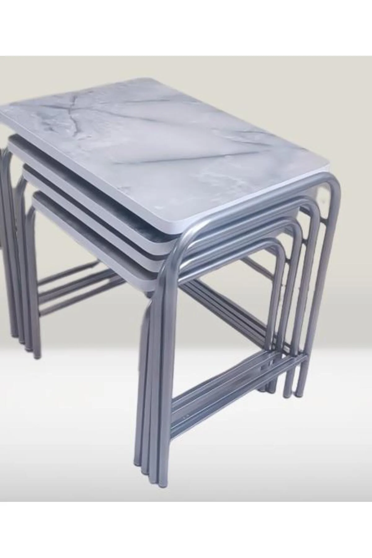 Zigon Sehpa 90220 Demet Metal Model Nikelaj Ayak Ahşp Mermer Dalga Desen El yapım Zigon Sehpa 90220 Demet Metal Model Nikelaj Ayak Ahşp Mermer Dalga Desen El yapım - Görsel 4
