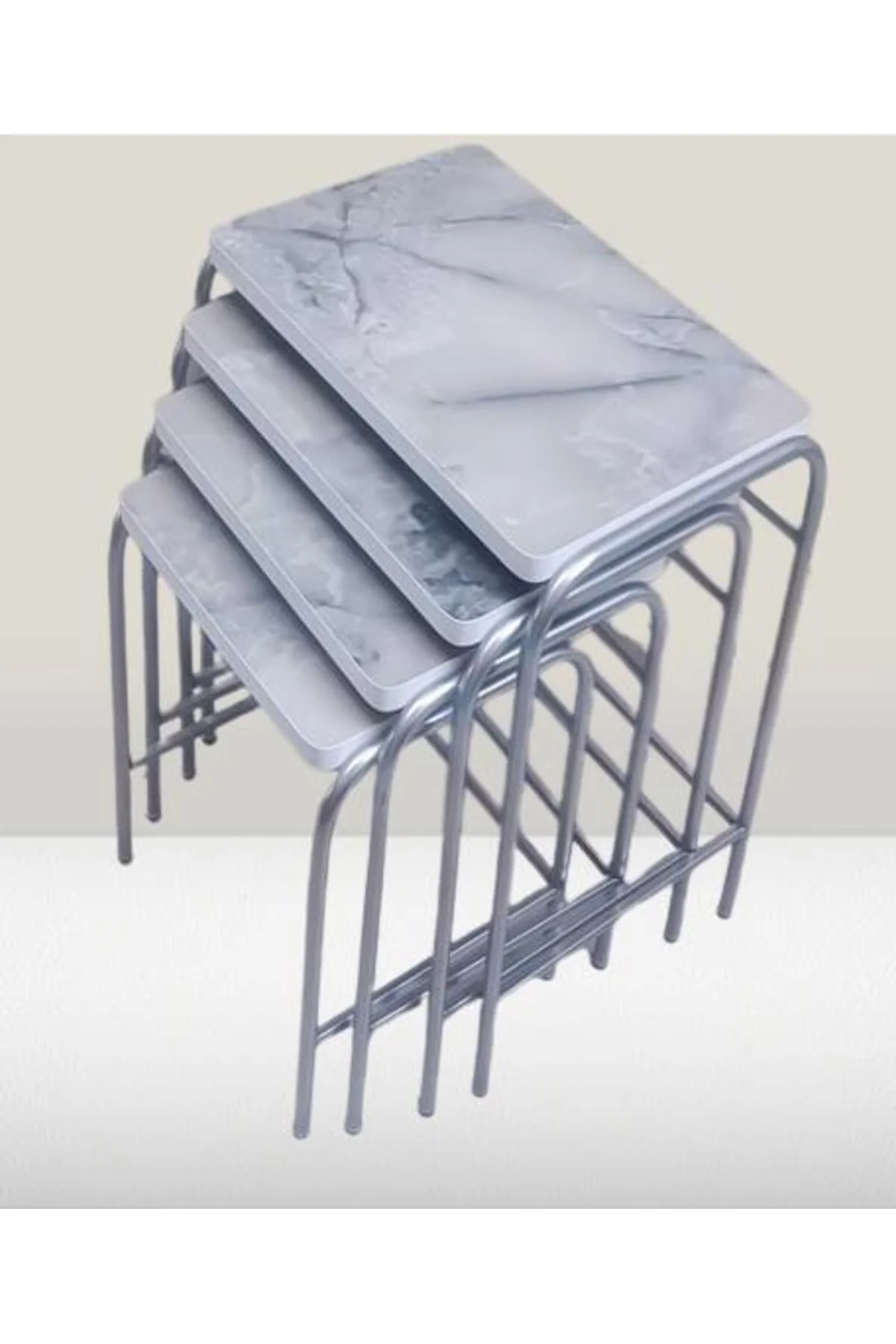 Zigon Sehpa 90220 Demet Metal Model Nikelaj Ayak Ahşp Mermer Dalga Desen El yapım Zigon Sehpa 90220 Demet Metal Model Nikelaj Ayak Ahşp Mermer Dalga Desen El yapım - Görsel 7