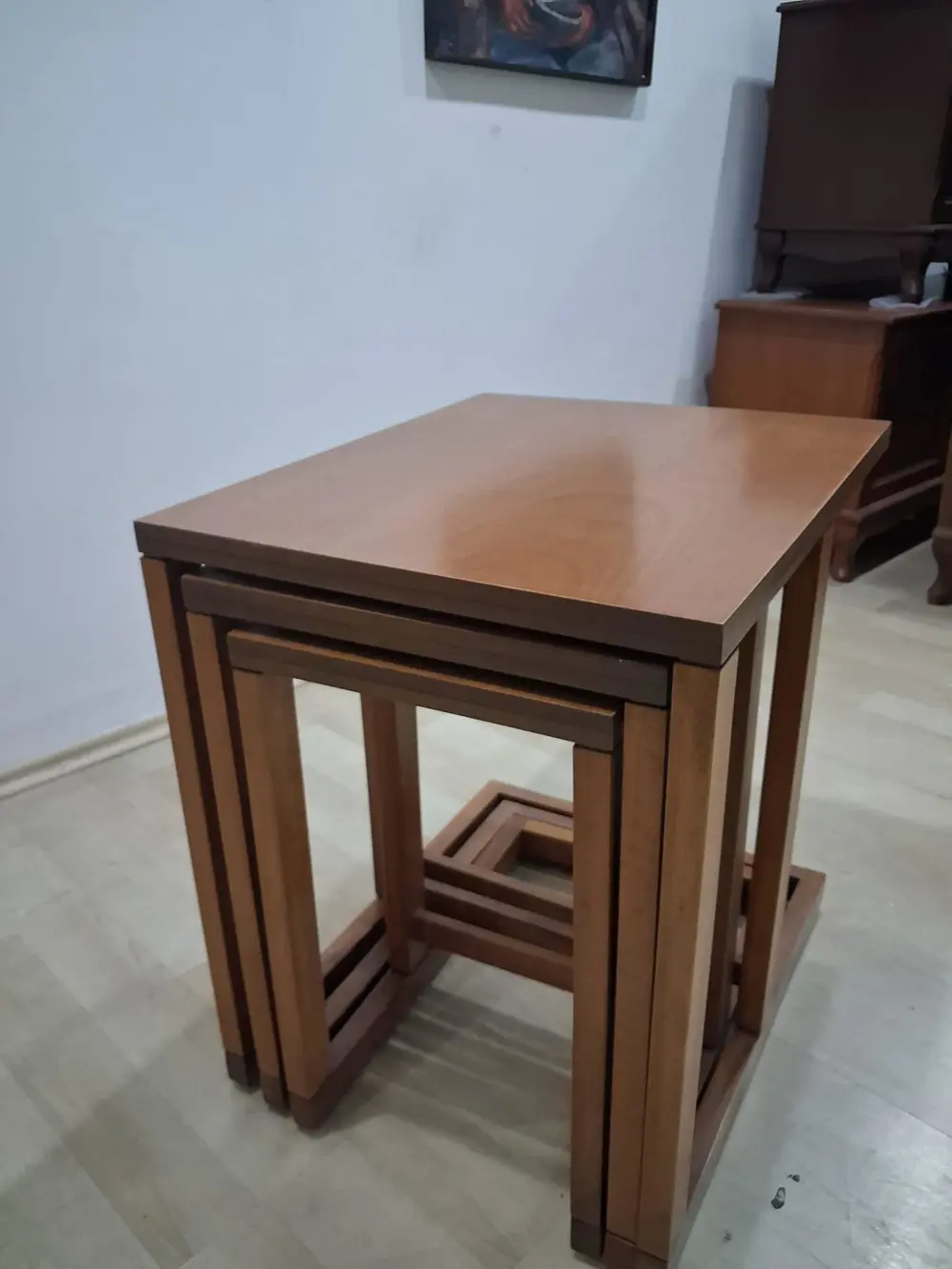 Zigon Sehpa 90588 Ilgz C Dörtlü Lake Ceviz Kayın Tekerlekli Ayak Zigon Sehpa 90588 Ilgz C Dörtlü Lake Ceviz Kayın Tekerlekli Ayak