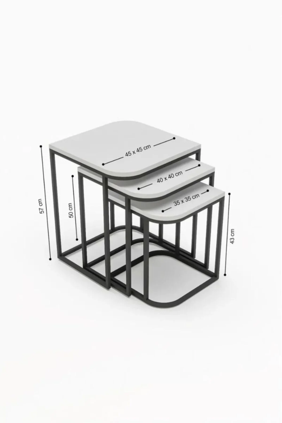 Zigon Sehpa Damla Atlantik Çam