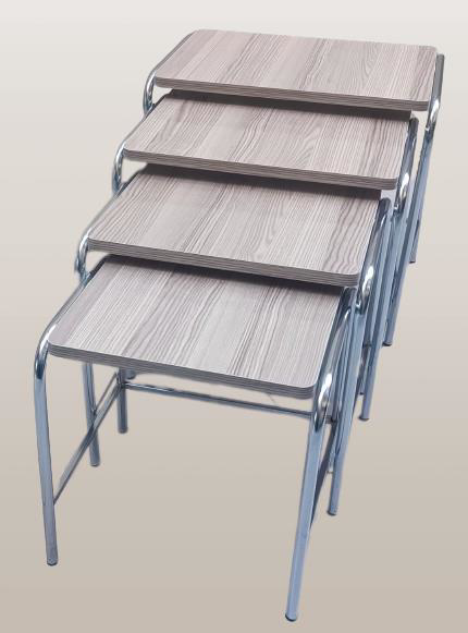 Zigon Sehpa demet 14007 Metal Model metal Nikelaj Ayak Somon Dese