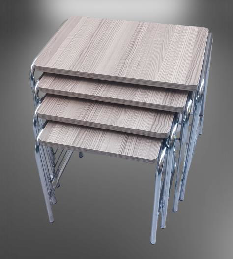 Zigon Sehpa demet 14007 Metal Model metal Nikelaj Ayak Somon Dese