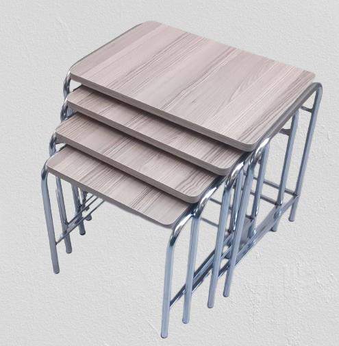 Zigon Sehpa demet 14007 Metal Model metal Nikelaj Ayak Somon Dese