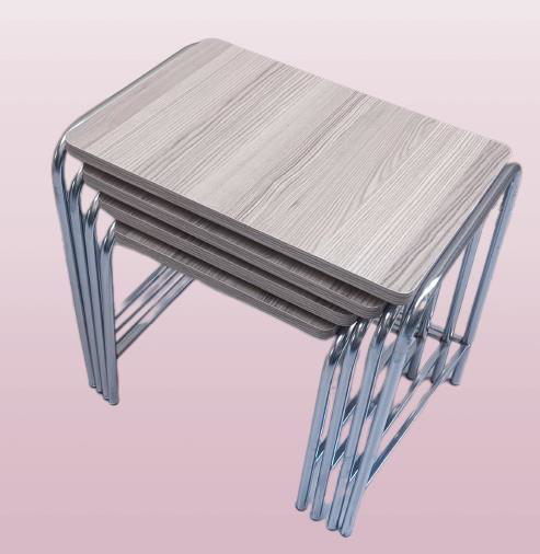 Zigon Sehpa demet 14007 Metal Model metal Nikelaj Ayak Somon Dese