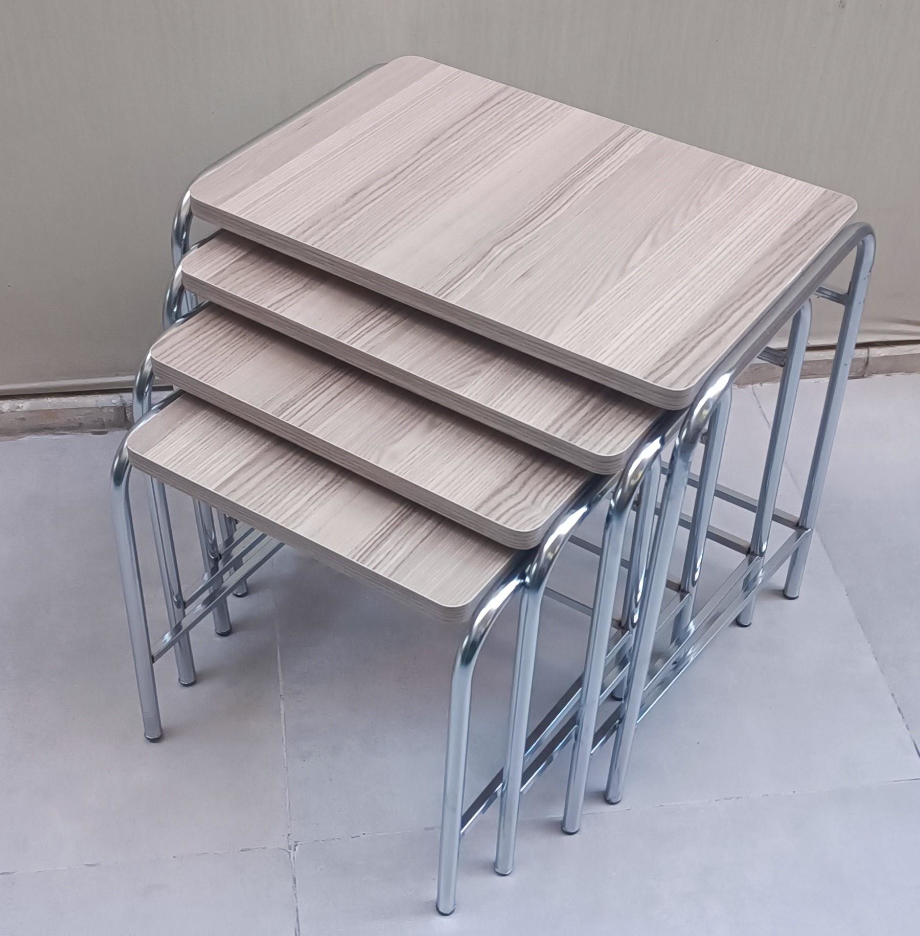 Zigon Sehpa demet 14007 Metal Model metal Nikelaj Ayak Somon Dese