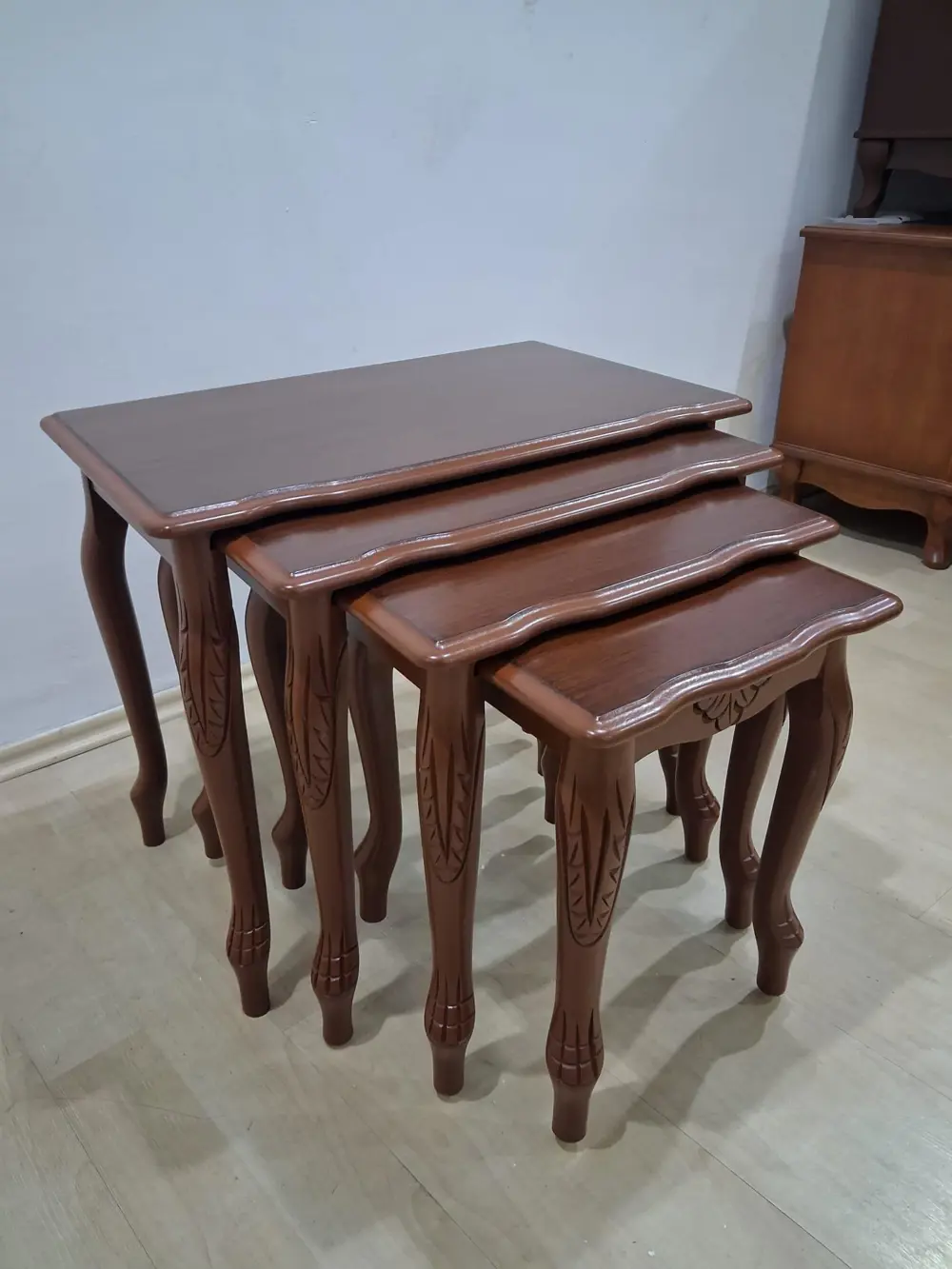 Zigon Sehpa Lükens Eko HT 90577 Kayın Aslan Ayak Oymalı Ceviz El Zigon Sehpa Lükens Eko HT 90577 Kayın Aslan Ayak Oymalı Ceviz El