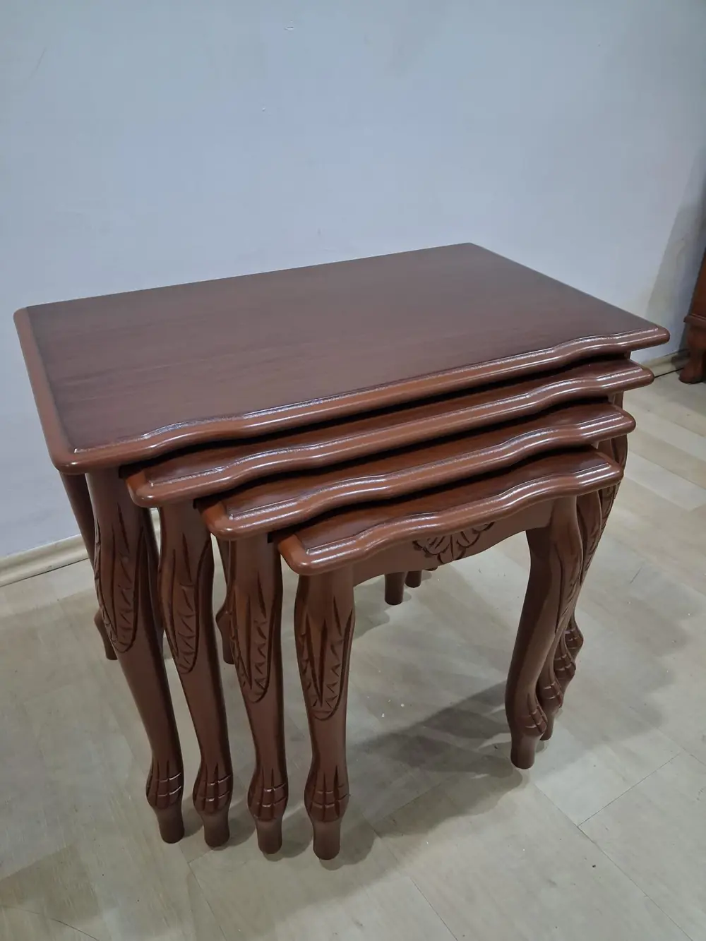 Zigon Sehpa Lükens Eko HT 90577 Kayın Aslan Ayak Oymalı Ceviz El Zigon Sehpa Lükens Eko HT 90577 Kayın Aslan Ayak Oymalı Ceviz El