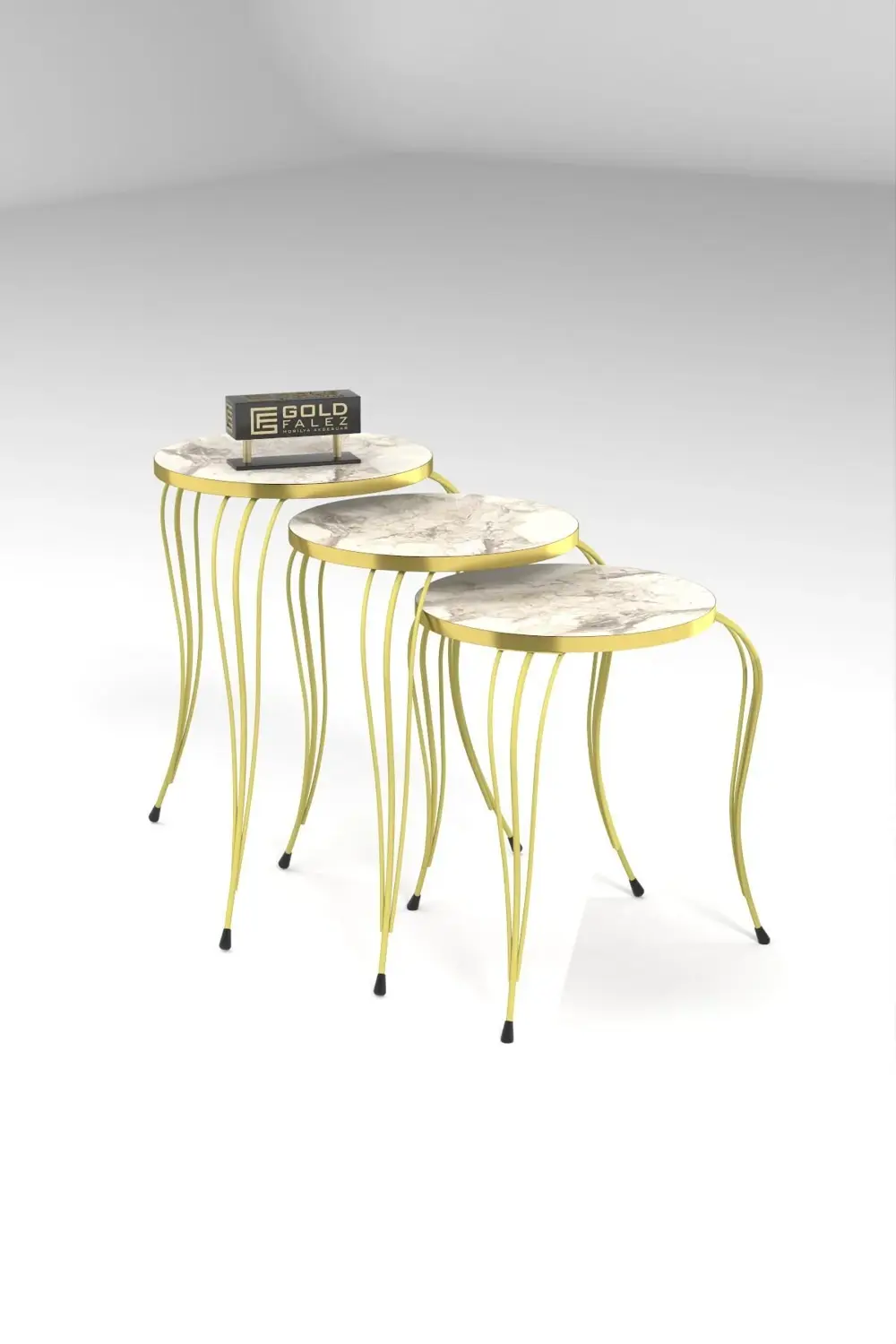 ZİGON SEHPA LÜKENS GOLD EFES