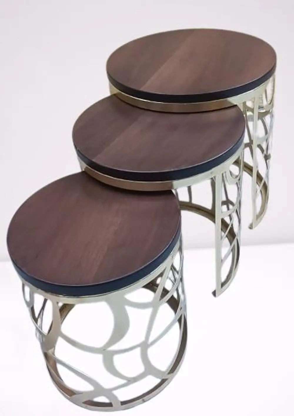 Zigon Sehpa MODEL 90516 CNC Metal Kesim Osmanlı Desen Ceviz Renk 