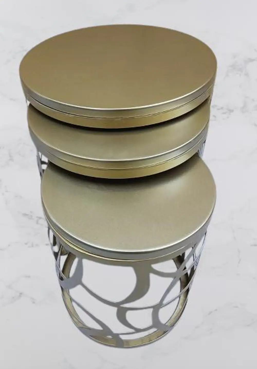 Zigon Sehpa MODEL st 90518 Metal Ayak Osmanlı CNC Kesim Gold Rren