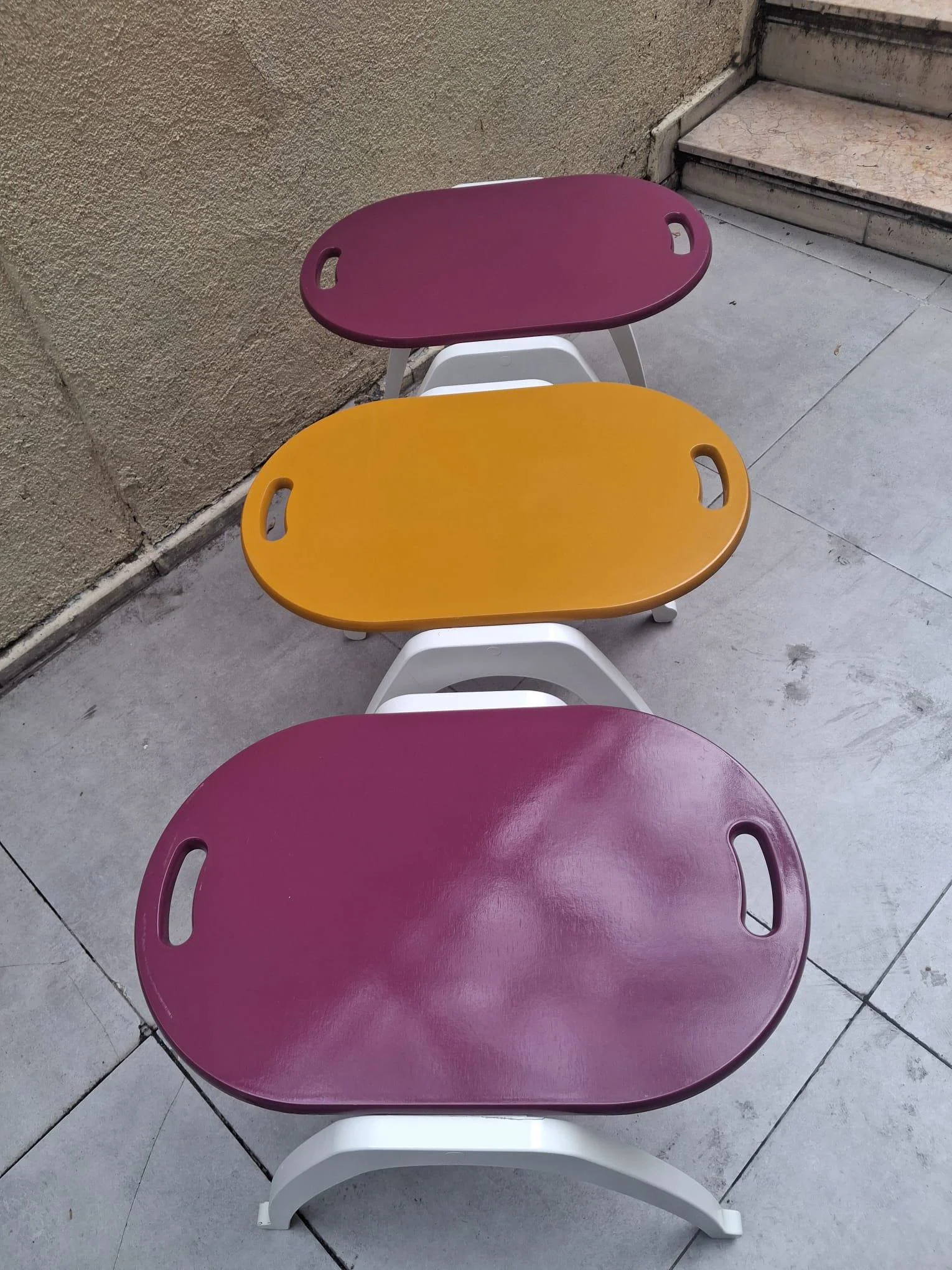 Zigon Sehpa Tepsi Bşk 90574 Hardal Mor Tabla Beyaz Ayak Lake Boya Zigon Sehpa Tepsi Bşk 90574 Hardal Mor Tabla Beyaz Ayak Lake Boya
