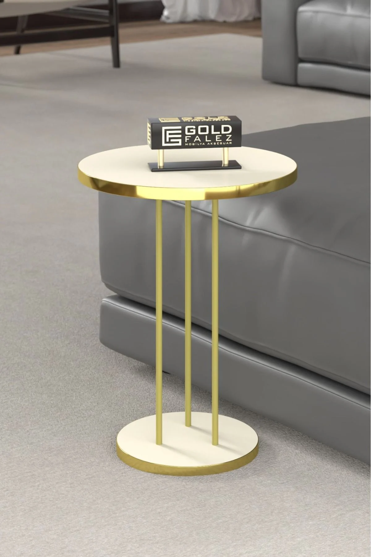 Zigon Sehpa Terra Gold Krem