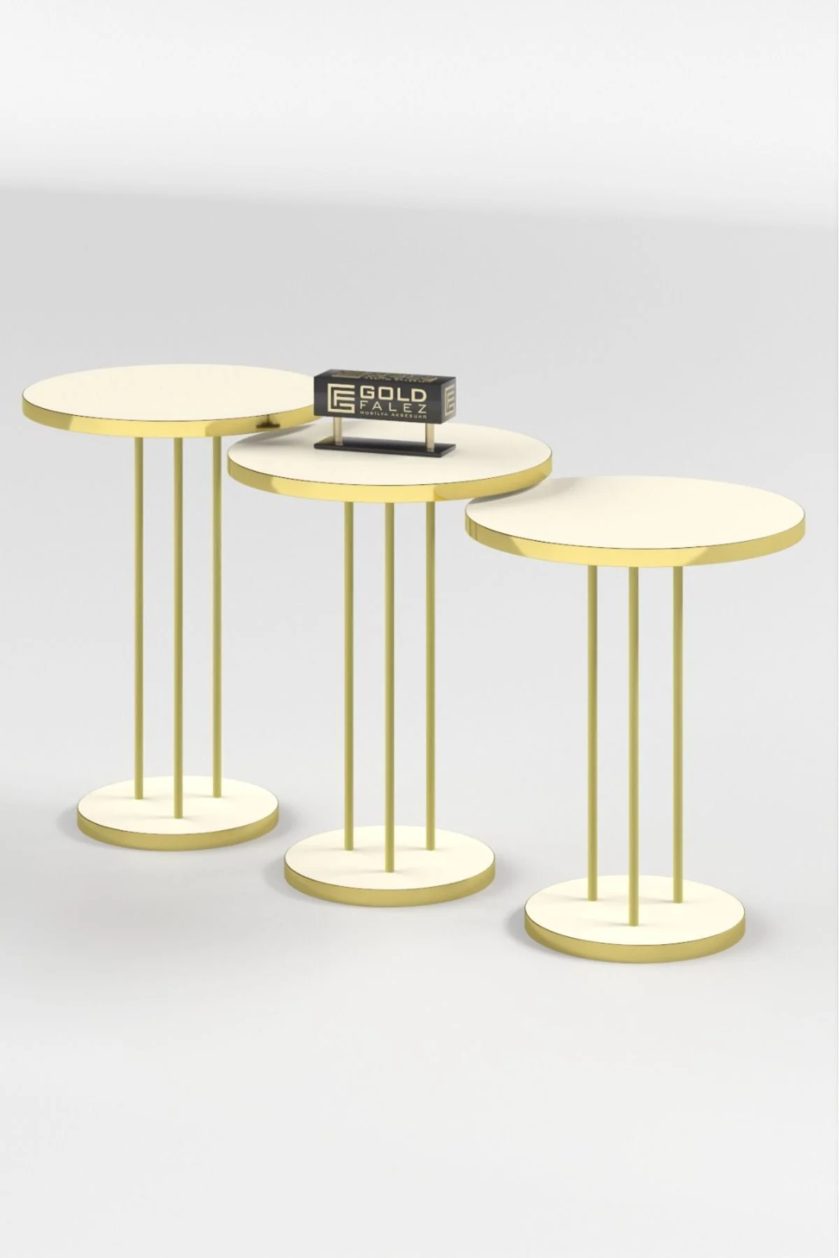Zigon Sehpa Terra Gold Krem