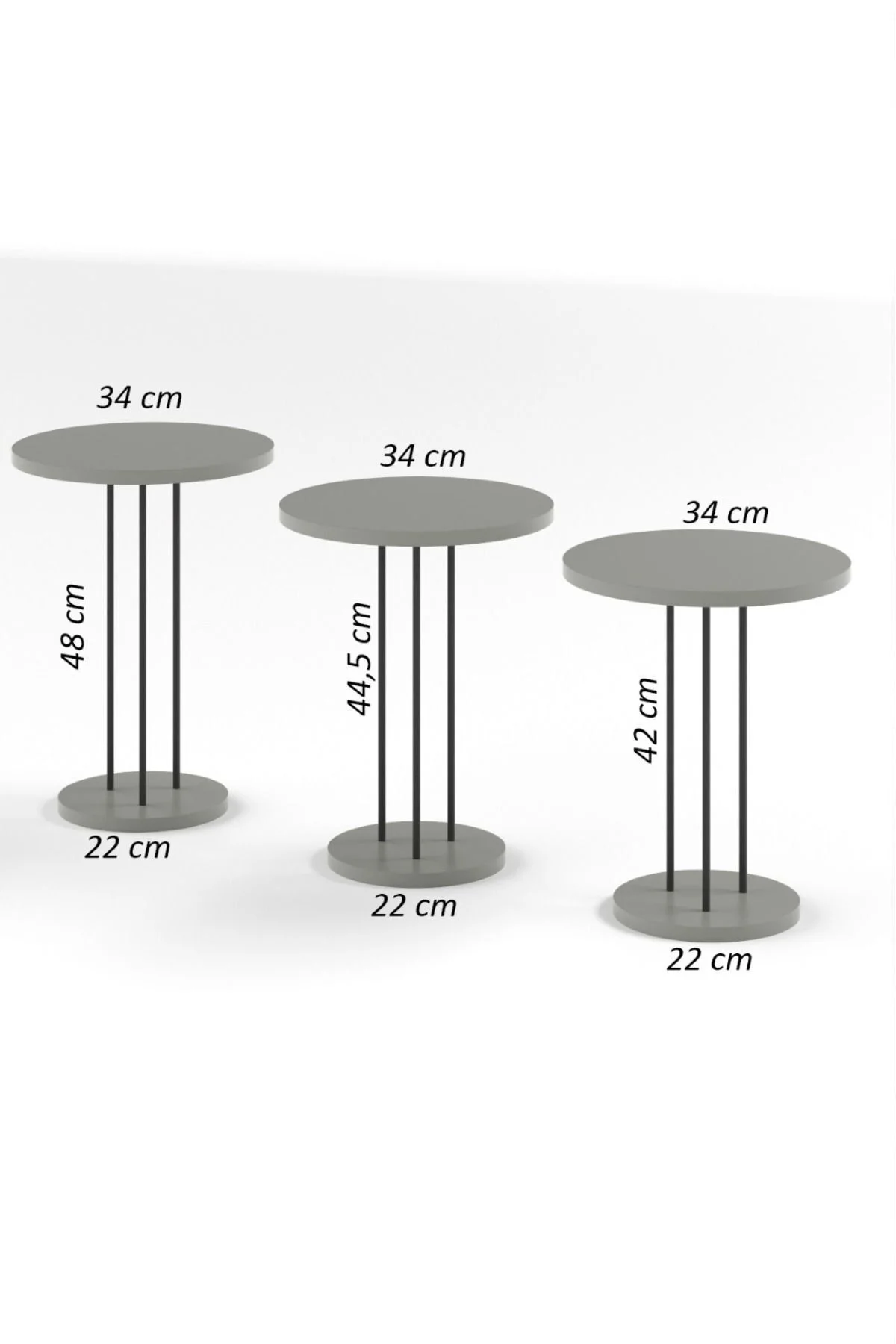 Zigon Sehpa Terra Gold Ceviz
