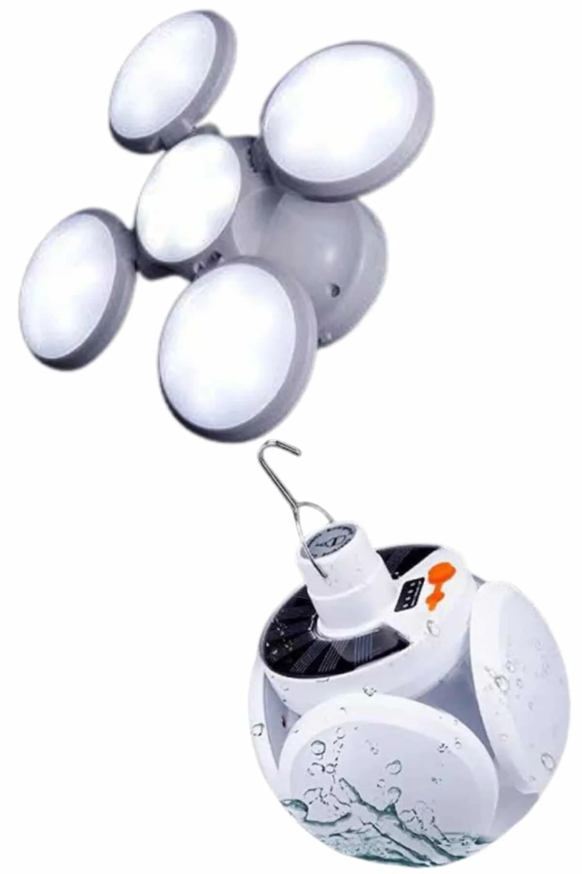 Zigon Sehpa Ve Orta Sehpa Set Metal Elips Krem