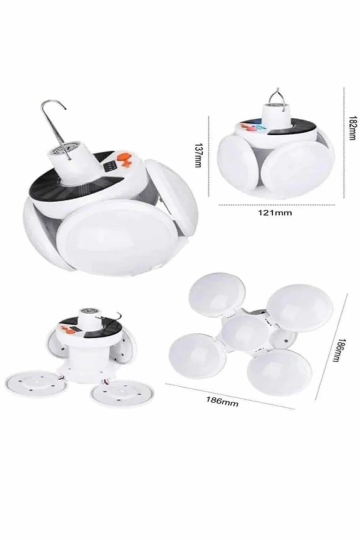 Zigon Sehpa Ve Orta Sehpa Set Metal Elips Krem
