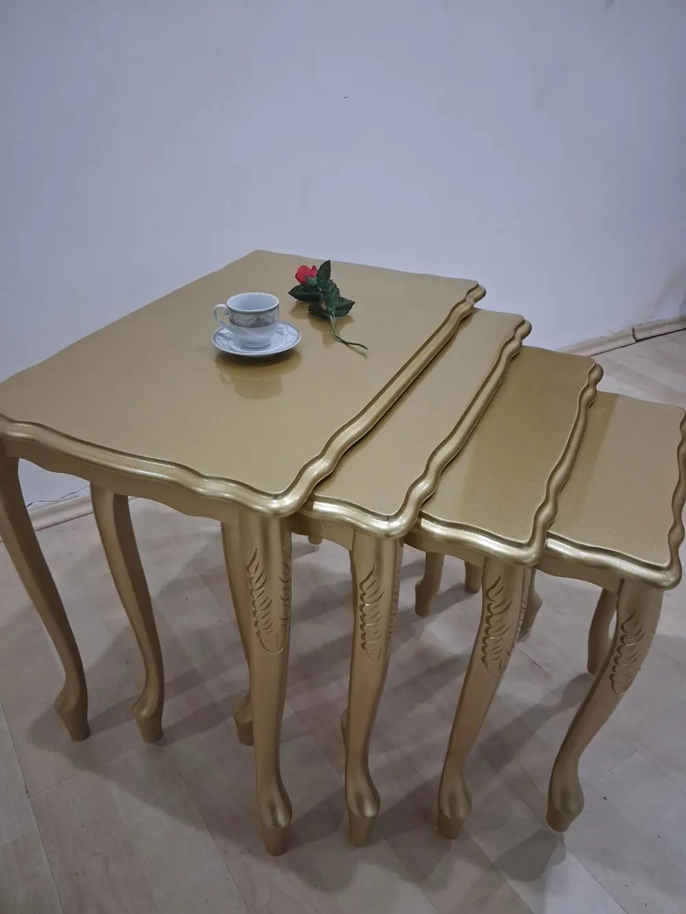 Zigon ST 12534 Aslan klasik Model Kayın Torna ayak Parlak GOLD Re Zigon ST 12534 Aslan klasik Model Kayın Torna ayak Parlak GOLD Re