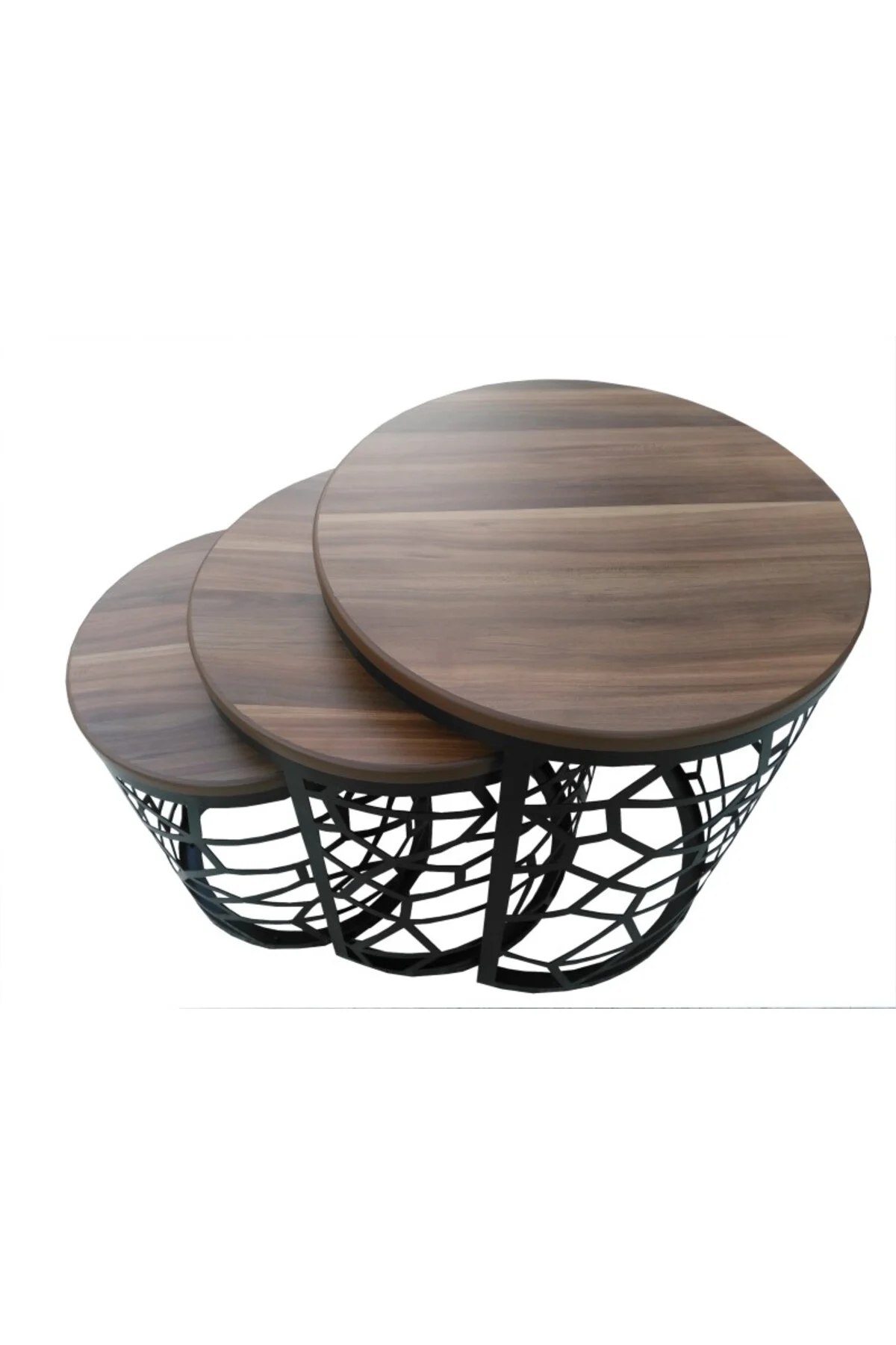 Zigon ST 17635 CNC Osmanlı Motif İşleme Metal Ayak Kütük Desen MDF tabla El Yapım - Görsel 2