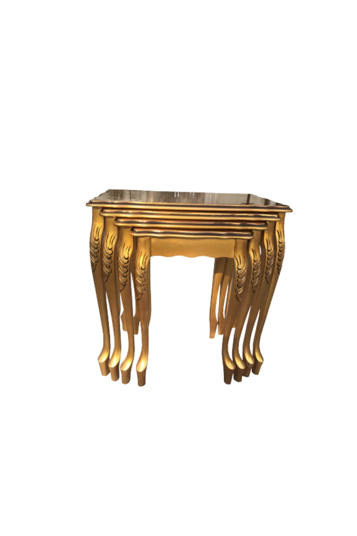 Zigon ST 17936 Klasik Model sehpa Parlak Gold renk Kayın Aslan Oyma Ayak El Yapım Zigon ST 17936 Klasik Model sehpa Parlak Gold renk Kayın Aslan Oyma Ayak El Yapım - Görsel 2