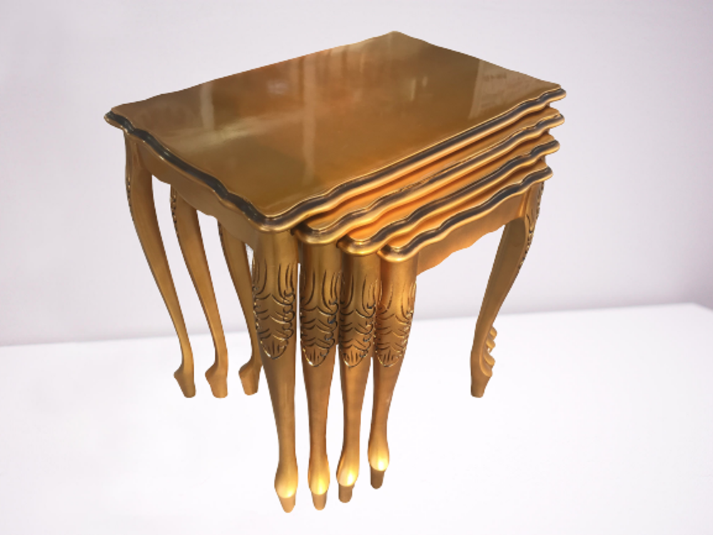 Zigon ST 17936 Klasik Model sehpa Parlak Gold renk Kayın Aslan Oy Zigon ST 17936 Klasik Model sehpa Parlak Gold renk Kayın Aslan Oy