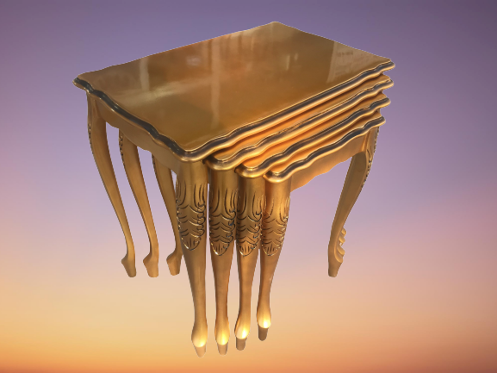 Zigon ST 17936 Klasik Model sehpa Parlak Gold renk Kayın Aslan Oy Zigon ST 17936 Klasik Model sehpa Parlak Gold renk Kayın Aslan Oy