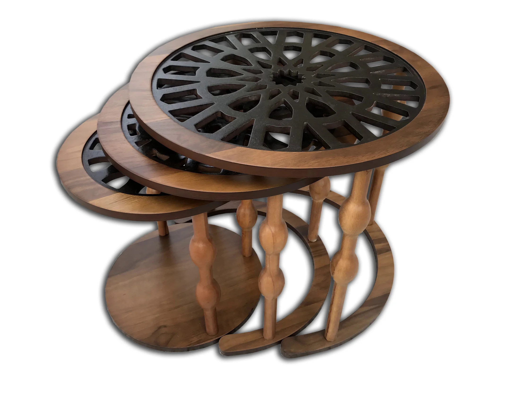 Zigon ST13808 Geometrik Osmanlı motif model CNC kesim MDF ayak Ku