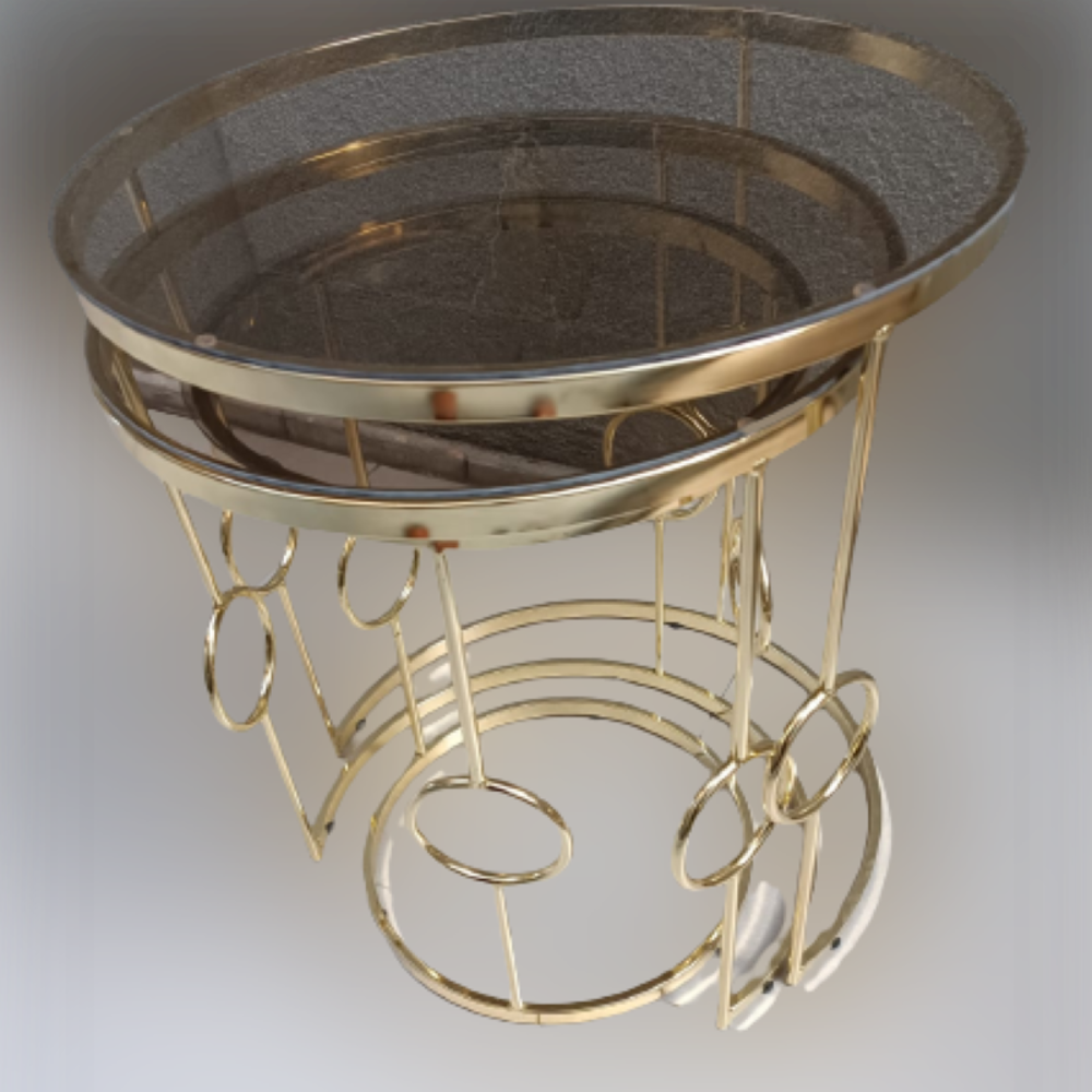 Zigon ZLF 14103 HaLKALI Model füme Temper Cam Tabla Metal Gold ka